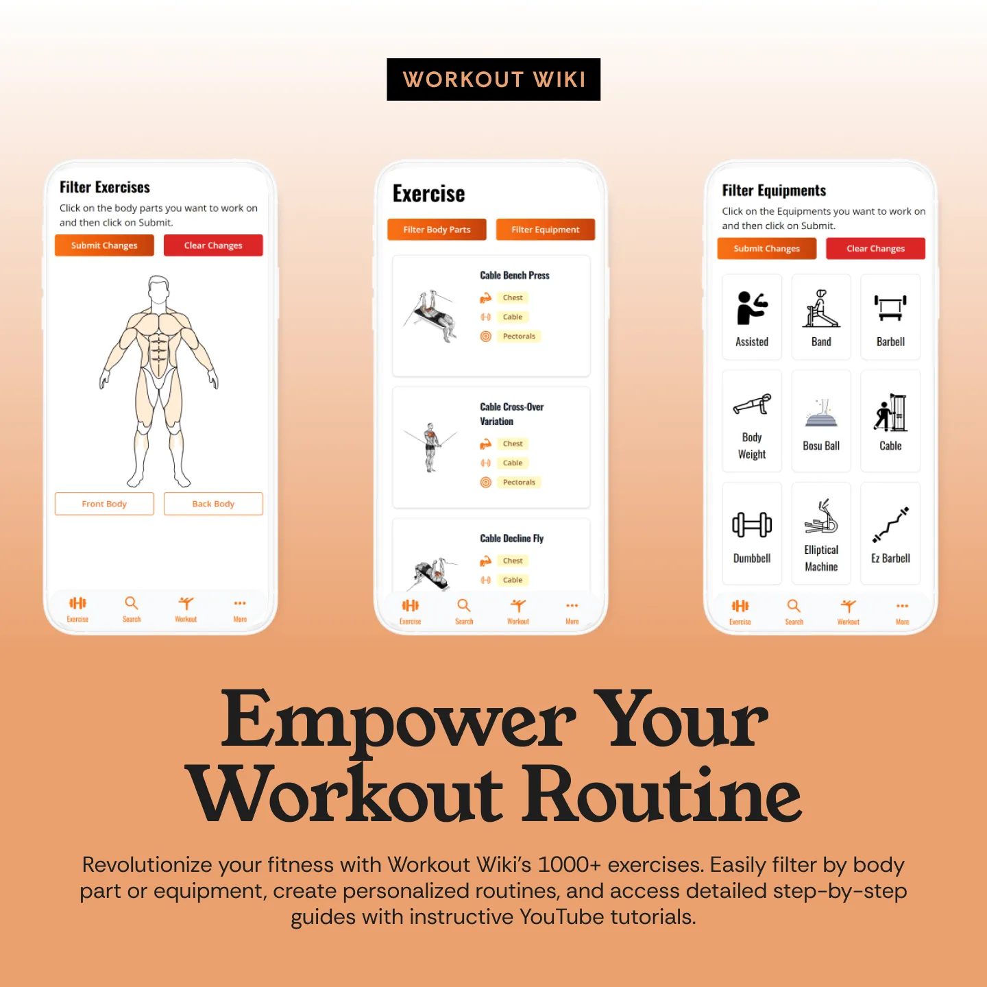 Workout Wiki App - Webdrip